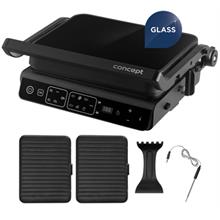 GE3600 Electrical contact grill with thermometer probe