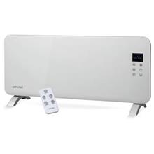 KS4000 Glass convector with wall mounting kit and the remote control white