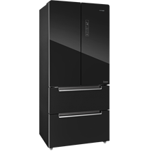 LA6983bc American fridge BLACK