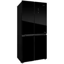 LA8383bc American fridge BLACK