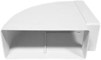 Rectangular knee 90° 220x90mm IDV6083bc