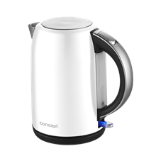 RK3281 water kettle stainless steel 1,7 l, WHITE