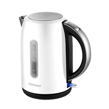 RK3291 water kettle stainless steel 1,7 l, WHITE