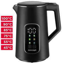 RK3385 Stainless steel kettle double wall 1,7 l