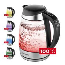 RK4120 Glass water kettle with temperature setting 1,7 l