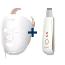 Set pro dokonalou pleť - LED maska MO8303 + špachtle PO2030