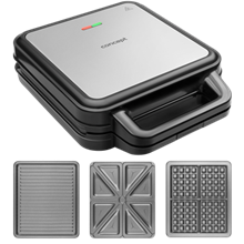 SV3080 Sandwich maker with exchange plates FAMILY 3in1 1200 W