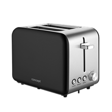 TE2052 toaster stainless steel, BLACK