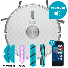 VR3205 Robotic vacuum cleaner with mop 3 in 1 PERFECT CLEAN Laser UVC Y-wash