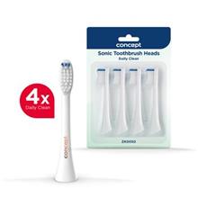 ZK0050 Toothbrush head, Daily Clean, 4 pcs, white