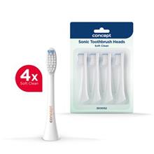 ZK0052 Toothbrush head, Soft Clean, 4 pcs, white